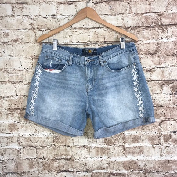 Lucky Brand,Women/'s Denim Jean Shorts,/"The Roll Up/"
